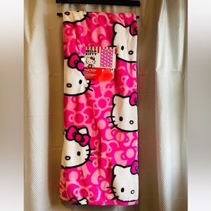 Hello Kitty Plush Hot Pink Throw